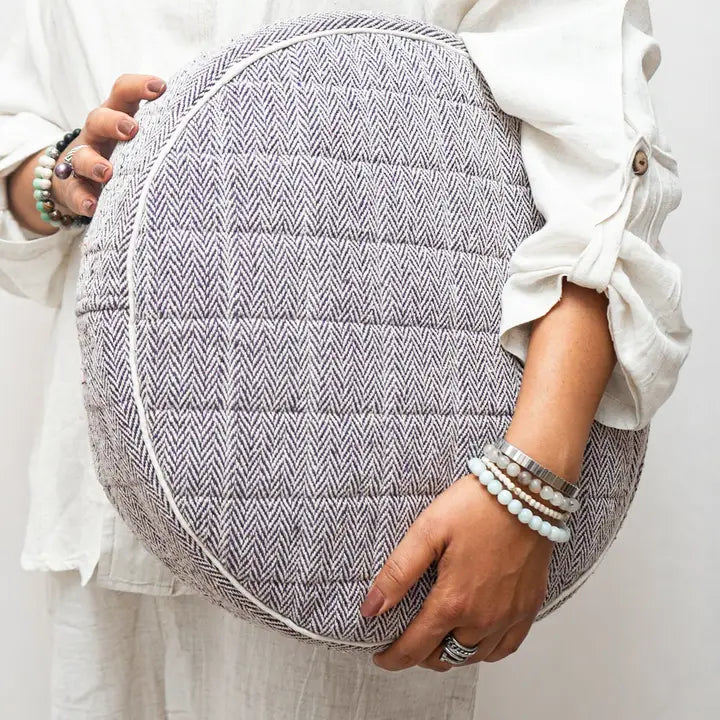 Round Yoga Cushion Cover
