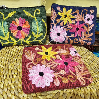Embroidery Cotton Coin Purse