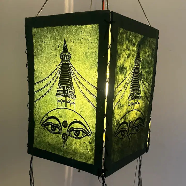 Square Lokta Paper Lantern