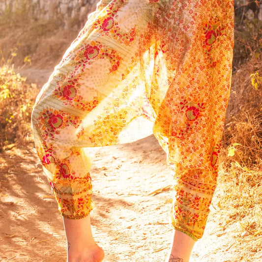 Upcycled Sarouel Yoga Pants