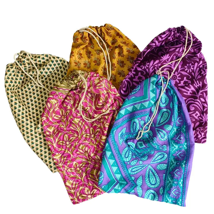 Upcycled Reusable String Bag