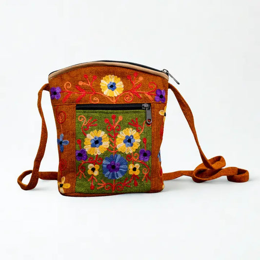 Cotton Embroidery Chakka Bag