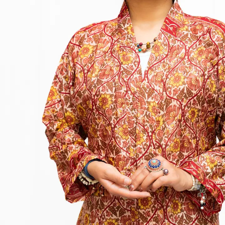 Long Sleeves Upcycled Kimono