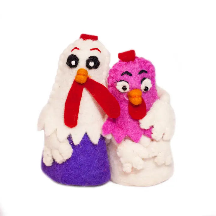 Felt Egg Warmer Figurine