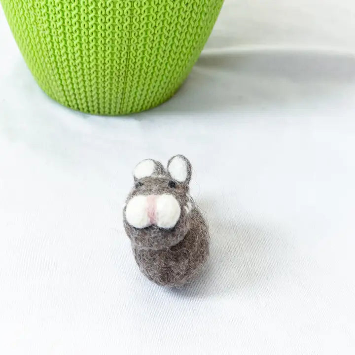 Felt Animals Mix Key rings (Set of 12)