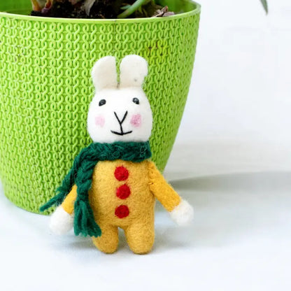 Felt Animals Mix Key rings (Set of 12)