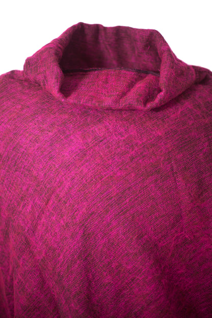 Colorful Wool Poncho