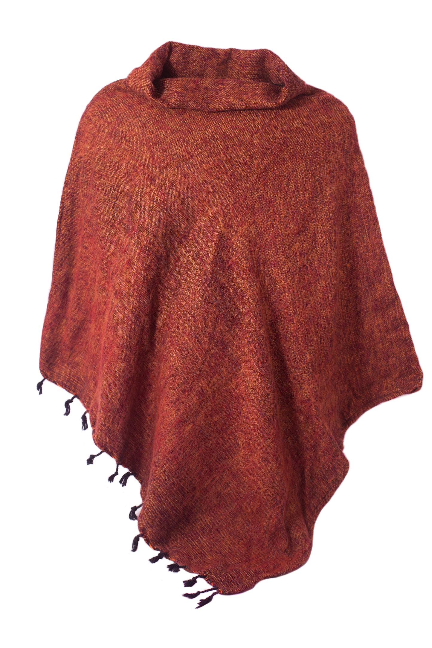 Colorful Wool Poncho