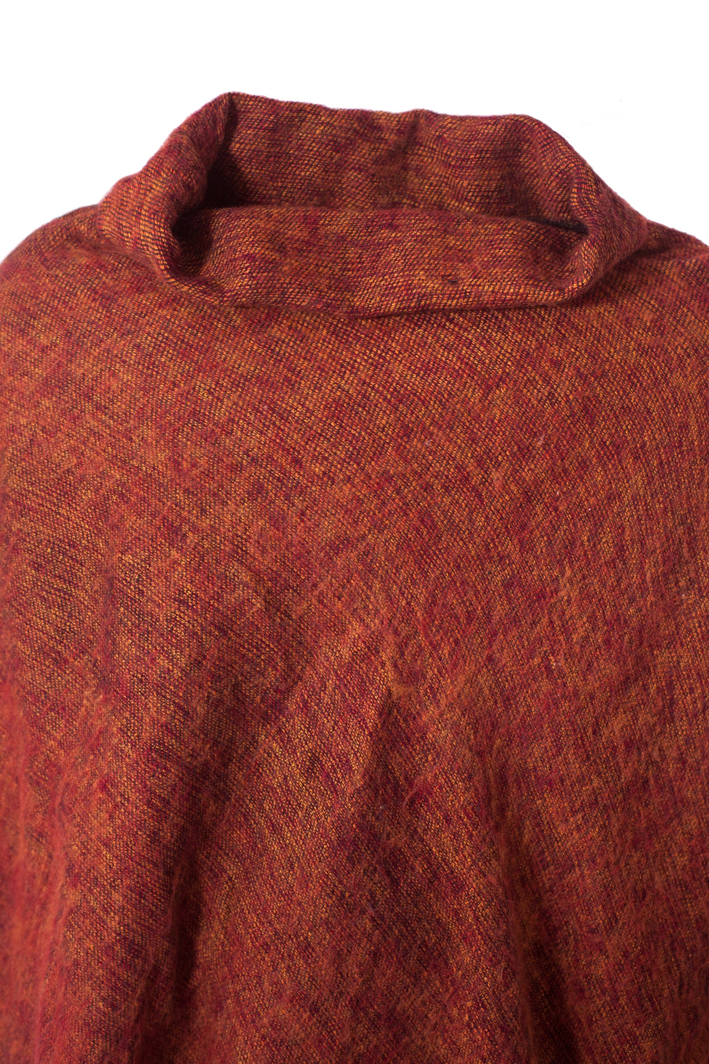 Colorful Wool Poncho