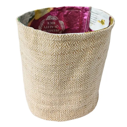 Handwoven Hemp Plant Pot Cover