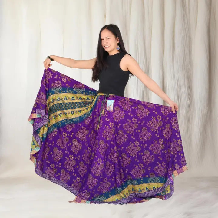 Recycled Ethnic Ghagra Skirt