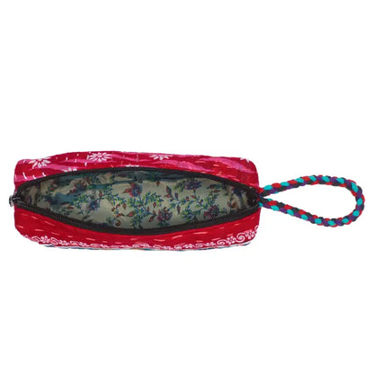 Kantha Sari Pencil Case