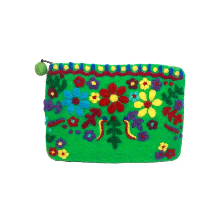 Felt Zip Purse