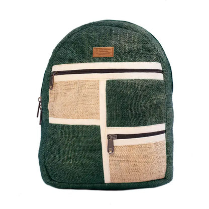 Square Hemp Backpack