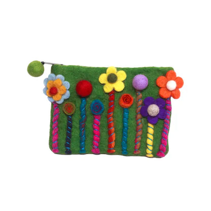 Felt Zip Purse
