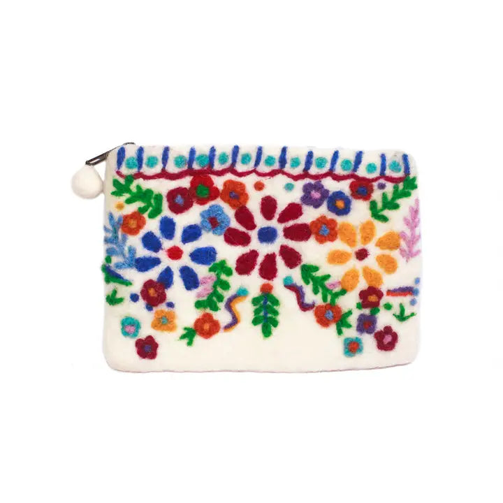 Felt Zip Purse