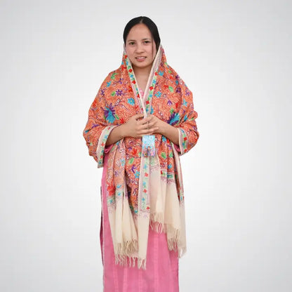 Handmade Embroidered Shawl
