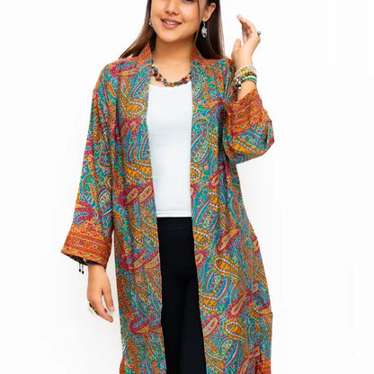 Long Sleeves Upcycled Kimono