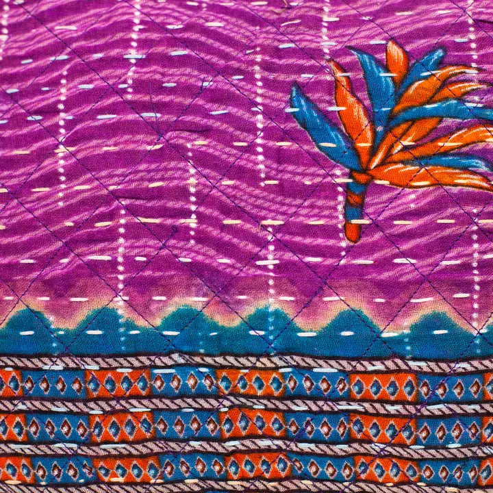 Kantha Sari Tote Bag