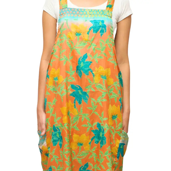 Upcycled Silk Apron