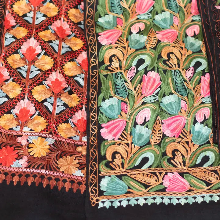 Handwoven Embroidery Shawl