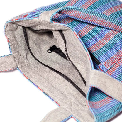 Handloomed Cotton Tote Bag