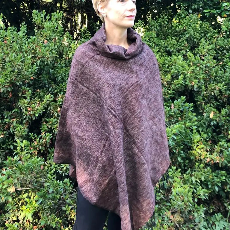 Colorful Wool Poncho