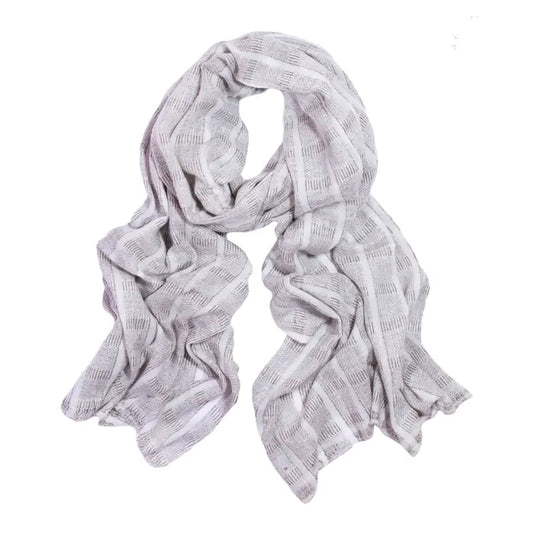 Light Pattern Wool Scarf
