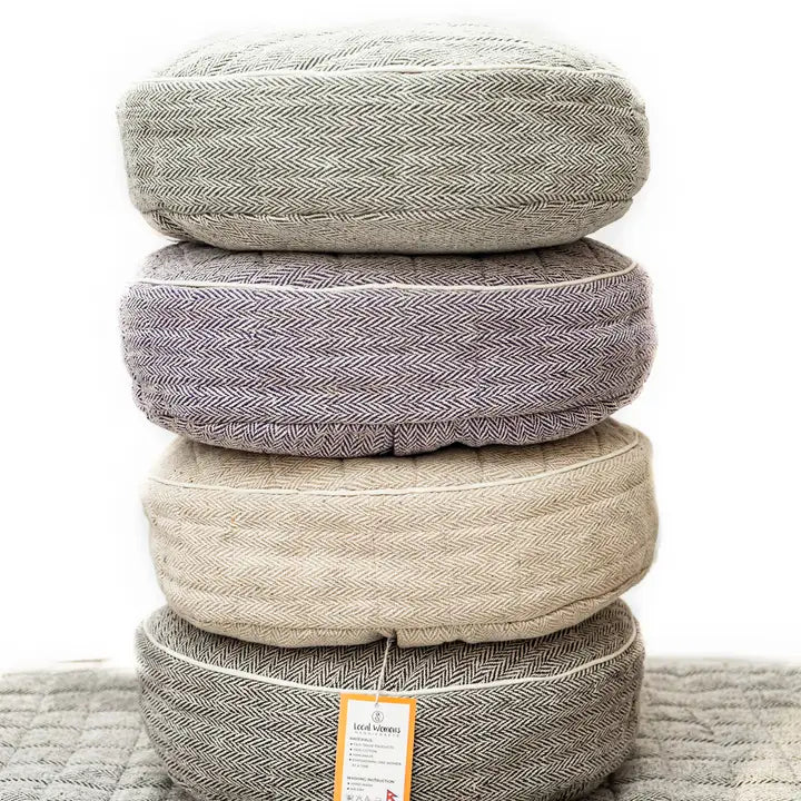 Round Yoga Cushion Cover