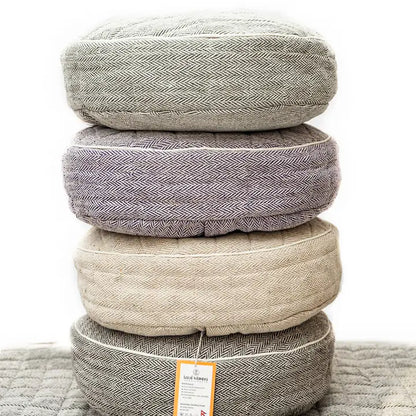 Round Yoga Cushion Cover