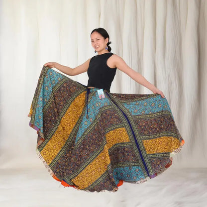 Recycled Ethnic Ghagra Skirt