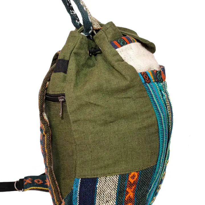 Unique Cotton Hemp Backpack