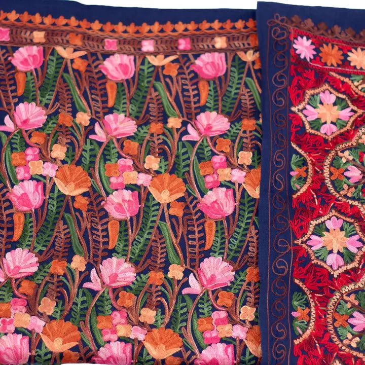 Handwoven Embroidery Shawl