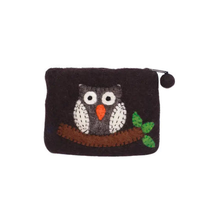 Felt Zip Purse
