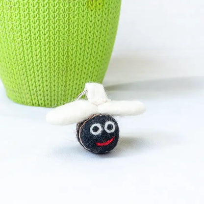 Felt Animals Mix Key rings (Set of 12)