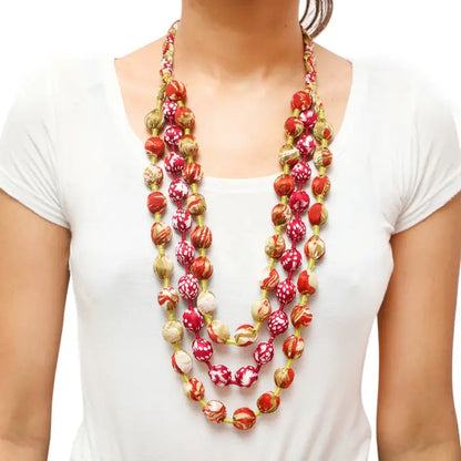 Upcycled Silk Necklace