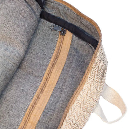 Square Hemp Backpack