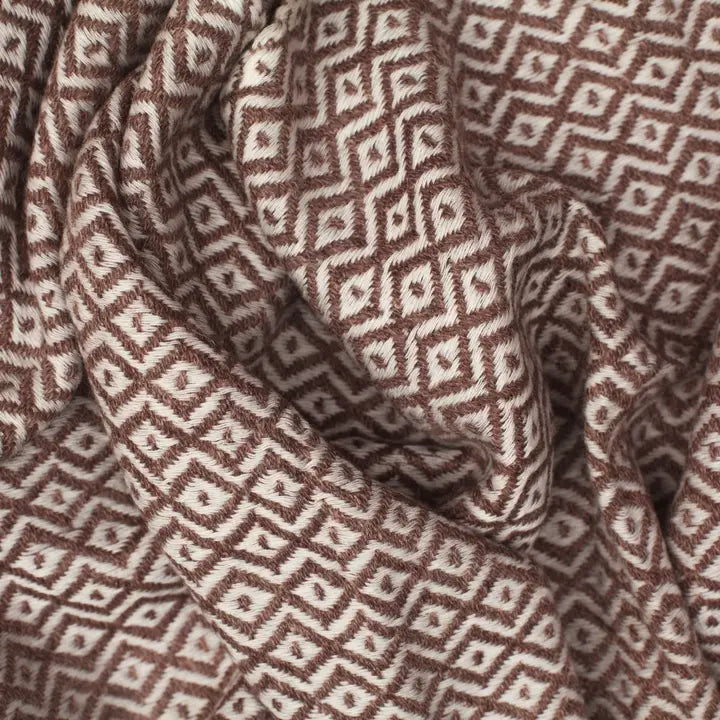 Small Pattern Wool Scarf