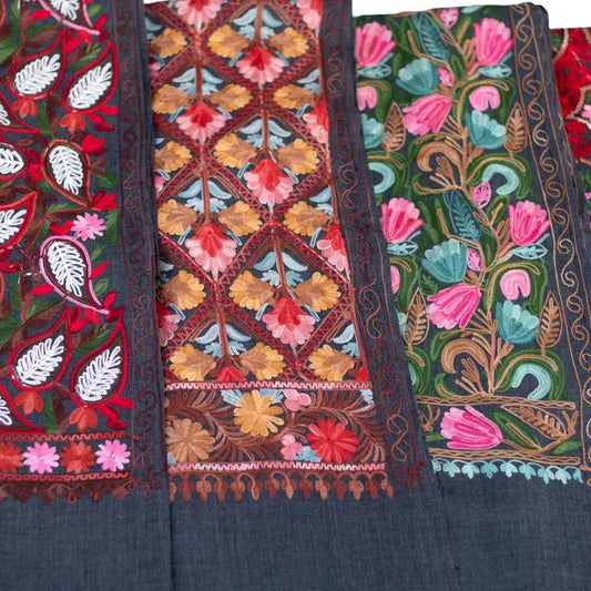 Handwoven Embroidery Shawl