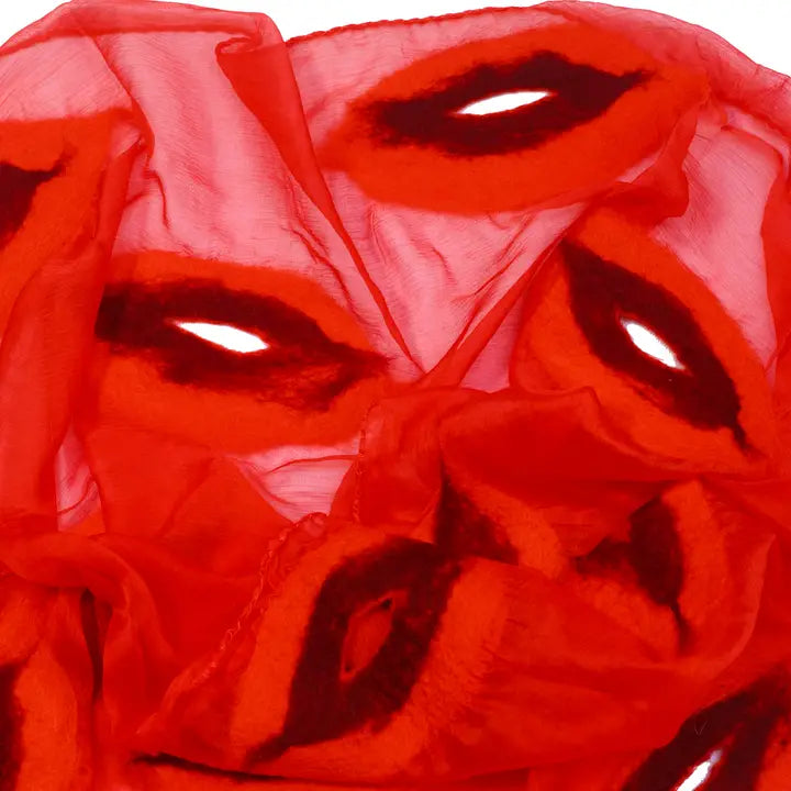 Tie Dye Merino Wool Scarf