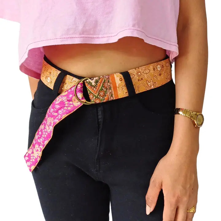 Upcycled Silk Belt