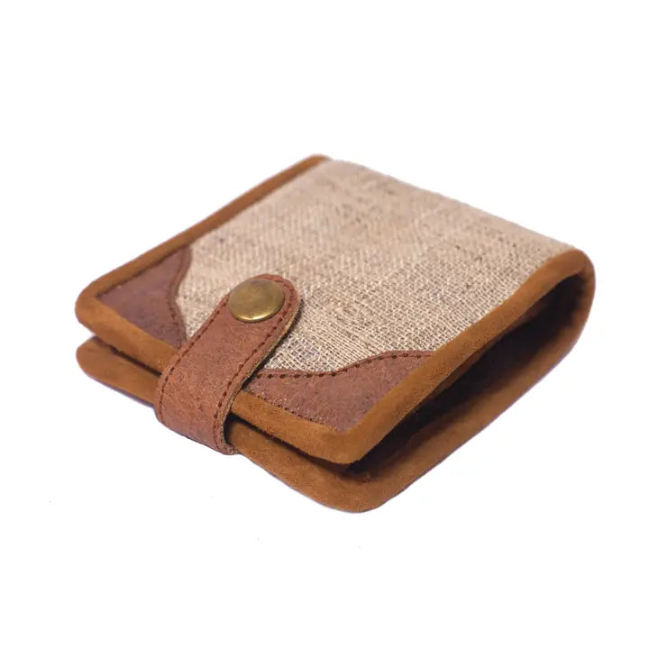 Nettles and Leather Wallet