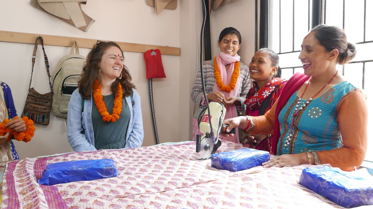 Tour of Local Women's Workshop: Make Your Own Nepalese Souvenir