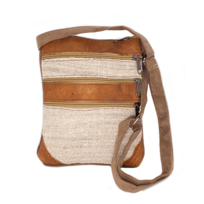 Hemp Leather Passport Bag