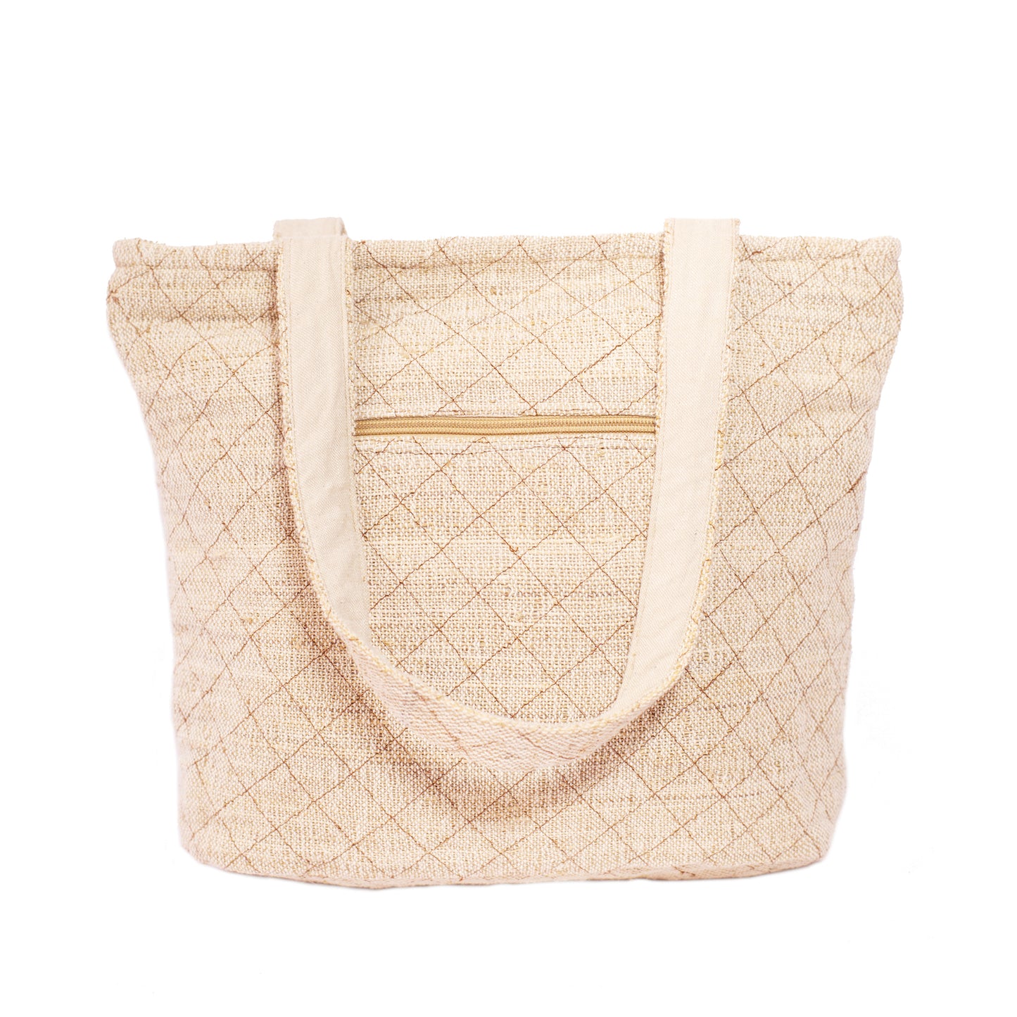 Spacious Hemp and Cotton Tote Bag